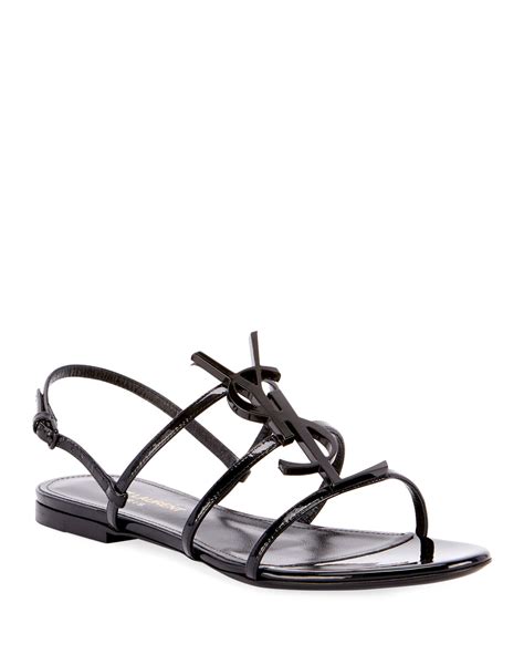 sandale yves saint laurent|ysl flat sandals women.